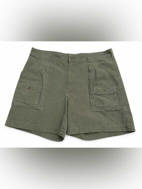 Cabela’s Olive Green Cargo Shorts Men’s Size 40 Utility Hiking Outdoor Cotton
